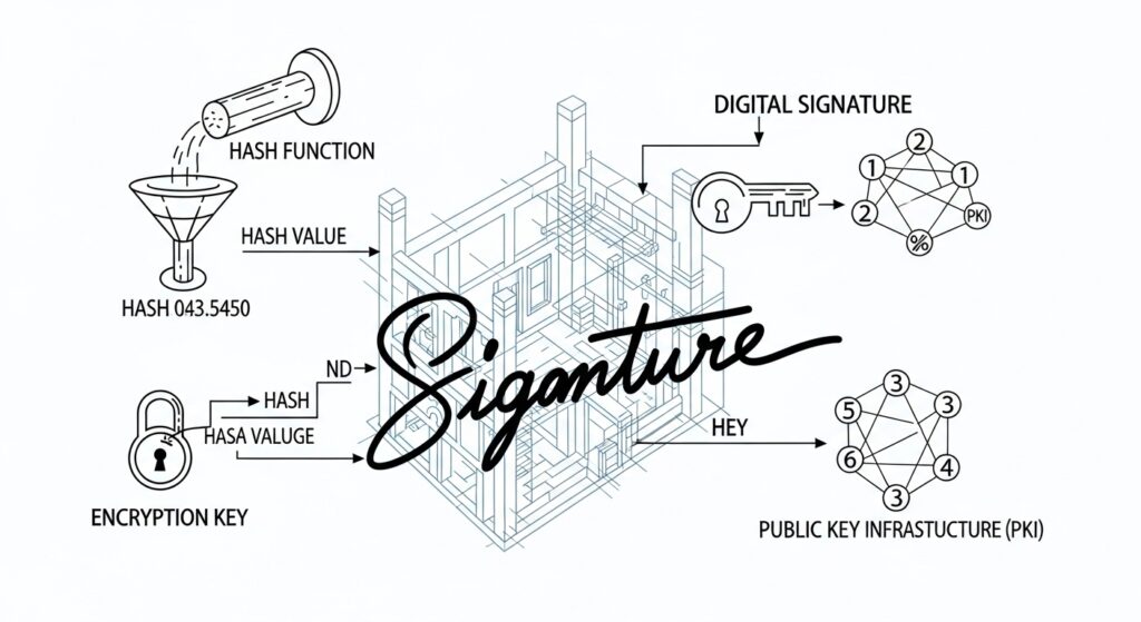 KZ43X9NNJM65: The Architecture of a Digital Signature